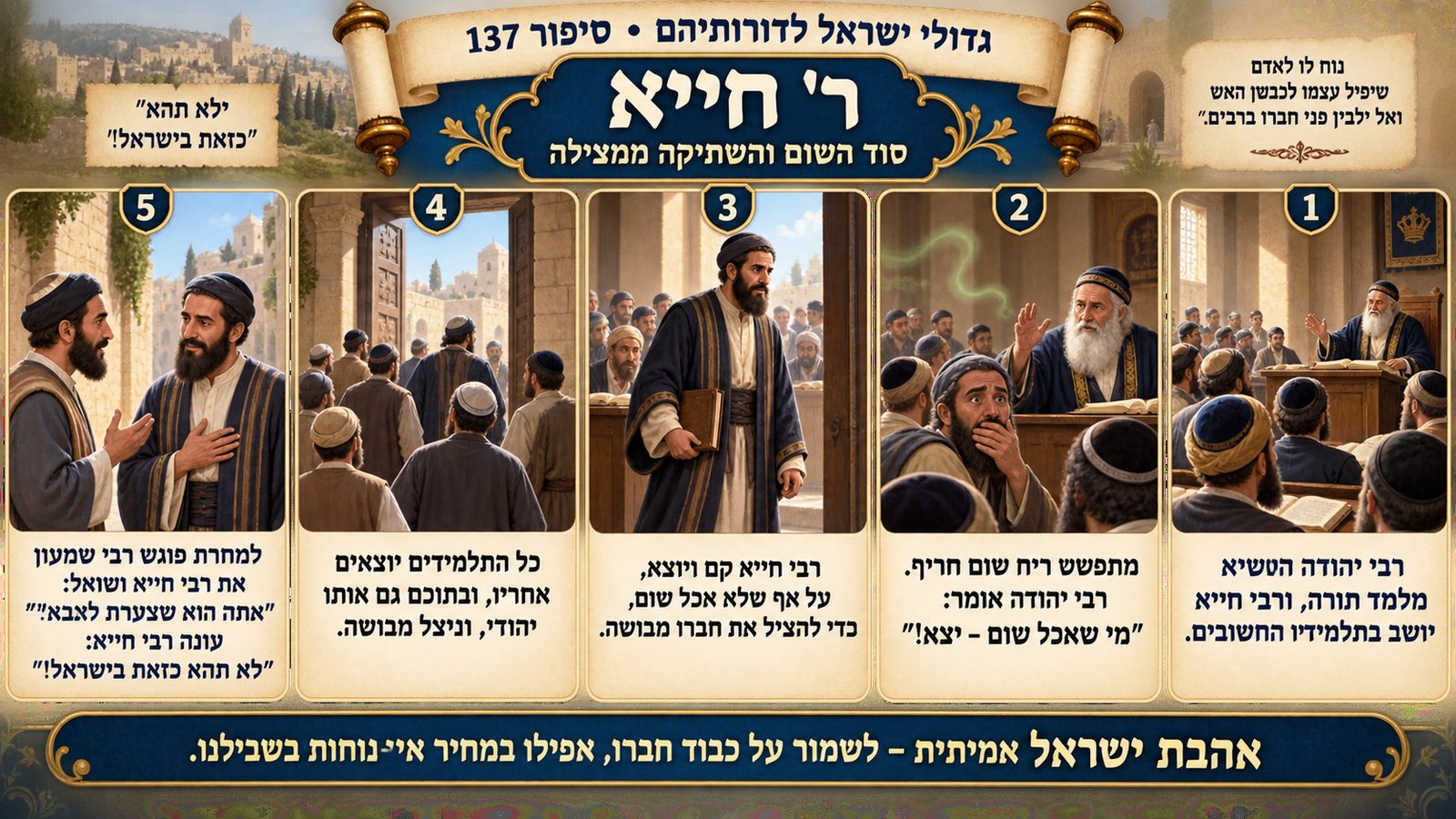 תמונת סיכום — ר' חייא: ר' חייא